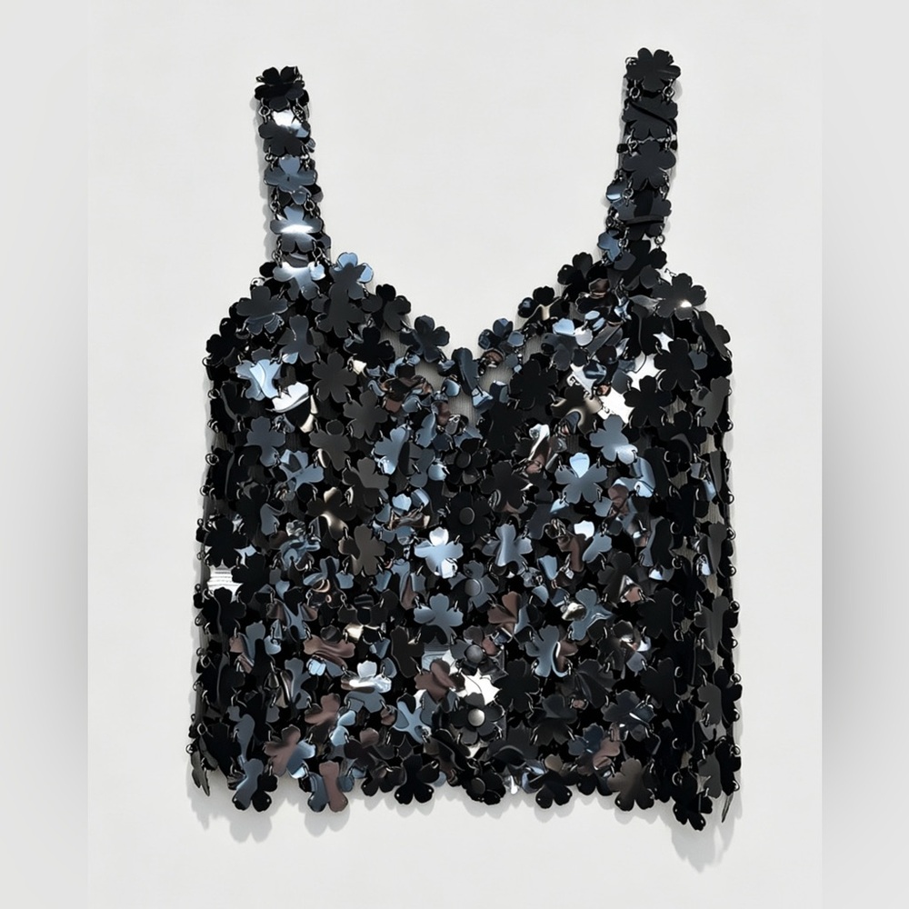 Paco Rabanne Chainmail Vest Black - Picture 1 of 14